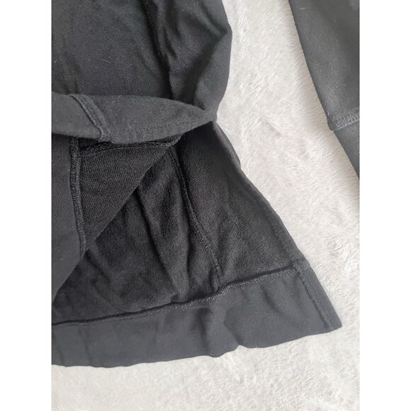 Sweaty Betty Womens S Black Pullover Sweater Side Slit Oversized Slouchy - Picture 3 of 10